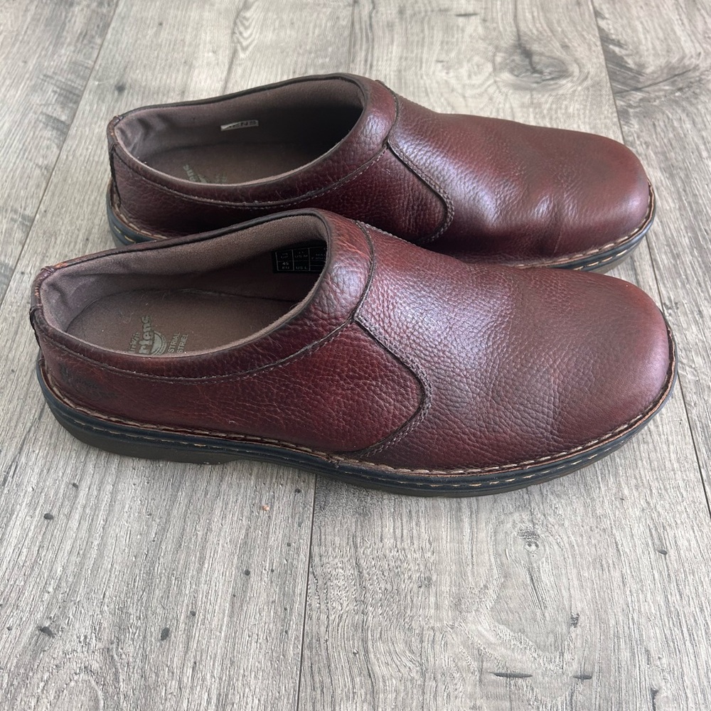 Dr. Martens Newbury Industrial Slip On Mules Brown Size 11 - Picture 2 of 10